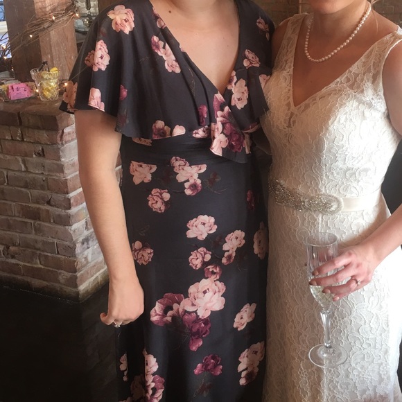 Floral High Low Dress - Picture 3 of 3